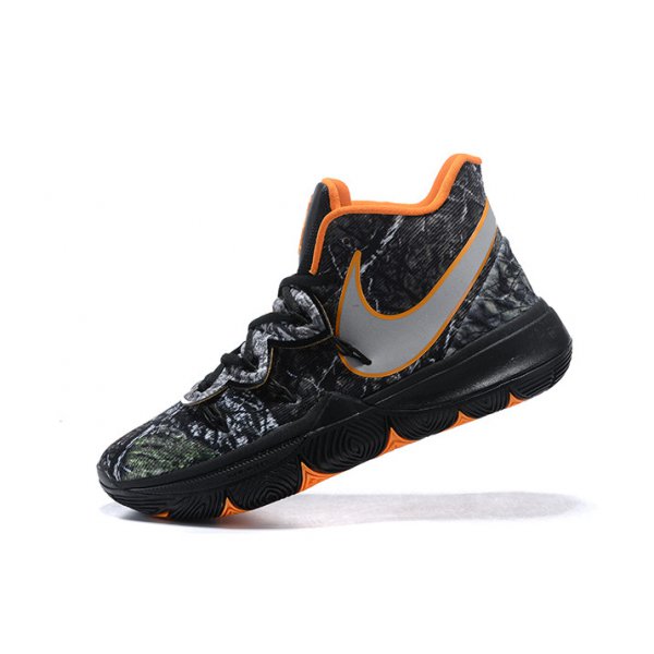 Nike Kyrie 5 Camo / Siyah / Turuncu Basketbol Ayakkabısı Türkiye - 8GPBW5I2